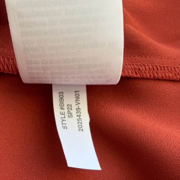 J. Crew Rust Ruffled Blouse - Picture 13 of 13